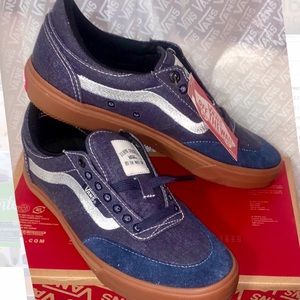 >Ⓜ️GILBERT CROCKETT (RAWHIDE) NAVY SUEDE / DENIM CANVAS BRAND NEW VANS UNISEX